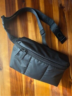 CALPAK Black Puffer Crossbody Belt Bag